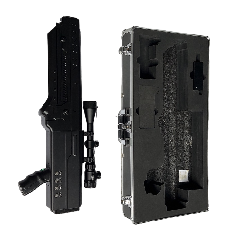  温岭手持便携式枪型低空防御反制四通道A型